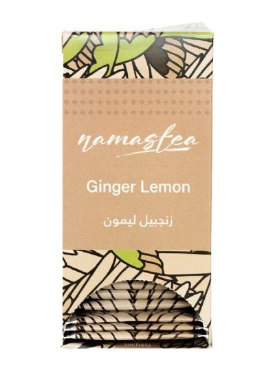 namastea Ginger And Lemon Tea Bags Pack Of 20 2.5g