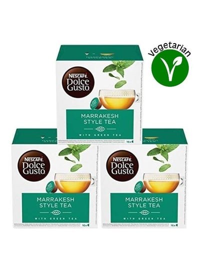 Nescafé Dolce Gusto Marrakesh Green Tea 16 Pods 82.7g Pack Of 3