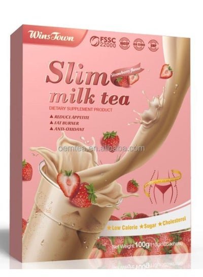 Wins Town Wins Town Slim Milk Tea Strawberry Flavor