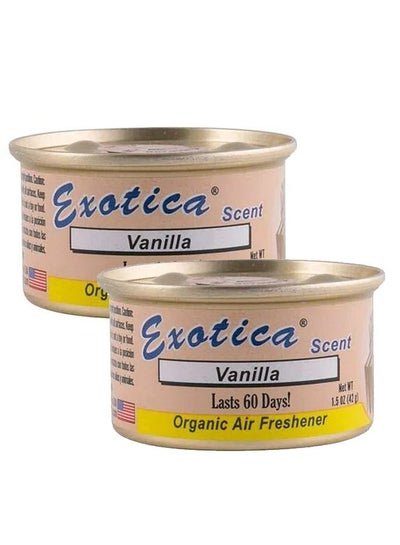EXOTICA EXOTICA Organic Air Freshener Value Pack 2 count – Vanilla Scent