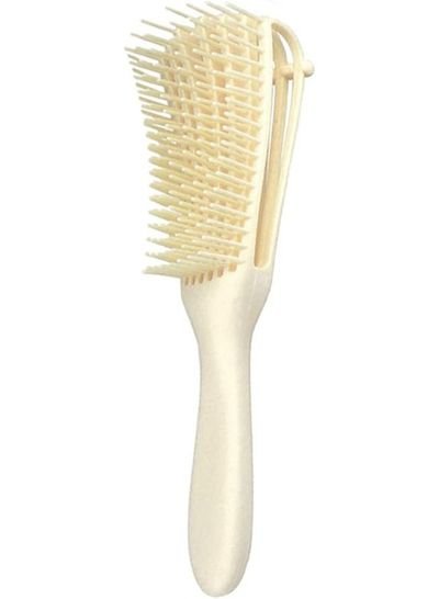 ORiTi Flexi Detangling Brush 4c Hair Detangler Brush for Curly Hair Wet Thick Hair, Beige