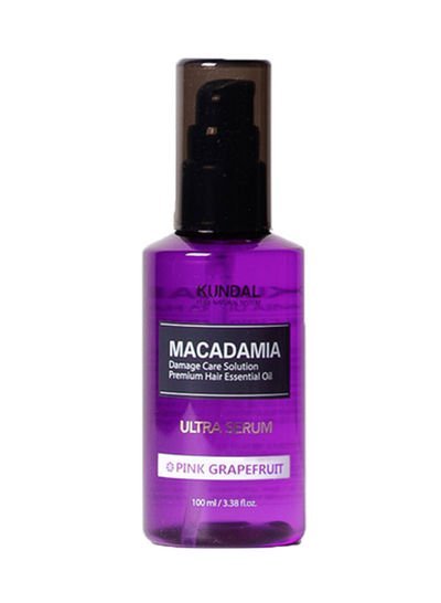 KUNDAL Macadamia Damage Care Solution Premium Hair Essential Oil Ultra Serum Pink Grapefruit