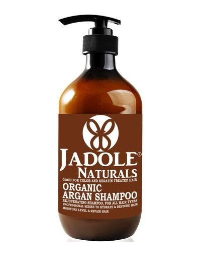 Jadole Naturals Jadole Naturals Organic Argan Oil Shampoo Free Sulfate for Damaged, Dry, Curly or Frizzy Good for Color, Hair Thickening and Keratin Treated Hair for Fine and Thin Hair, 16oz – 473ml