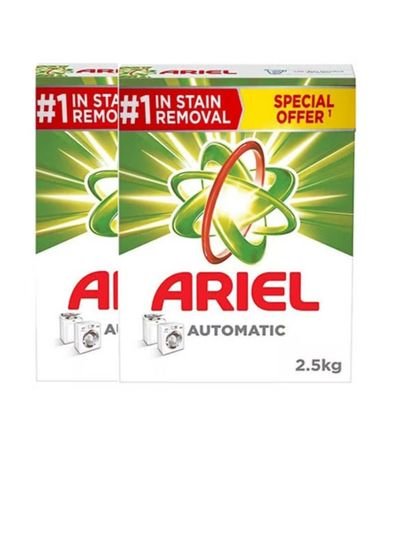 ARIEL Ariel Automatic Laundry Detergent  2.5kg Pack of 2