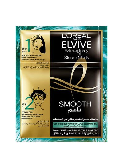 L’OREAL PARIS Elvive Sublime Smooth Nourishing Steam Mask Treatment For Dry Hair