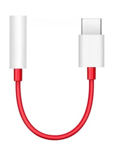 CATANES Type-C To 3.5mm Aux Audio Cable Adapter Red/White