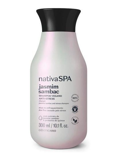 oBoticario Nativa Spa Jasmine Anti-Stress Shampoo, 300ml