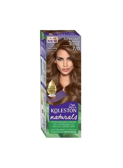 Wella Koleston Wella Koleston Naturals Permanent Hair Color Semi-Kit Almond Blonde  7/0