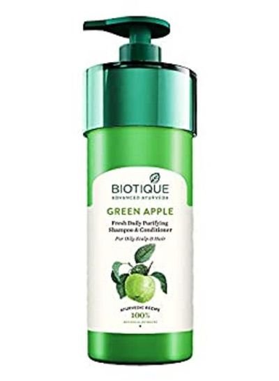Biotique Bio Green Apple Shampoo Plus Conditioner 800ml