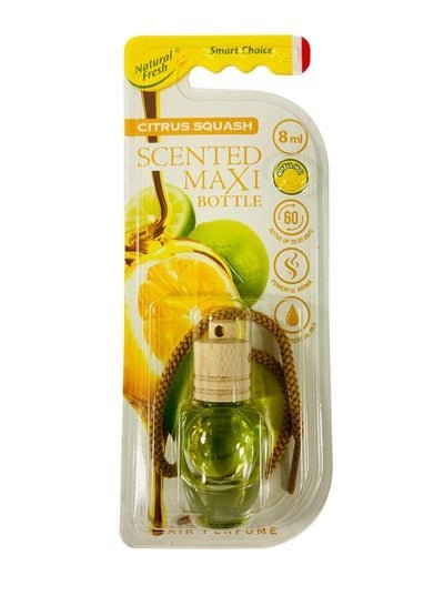 Natural Fresh Car Air Freshness Scented Maxi Bottle 8ML Citrus Squash