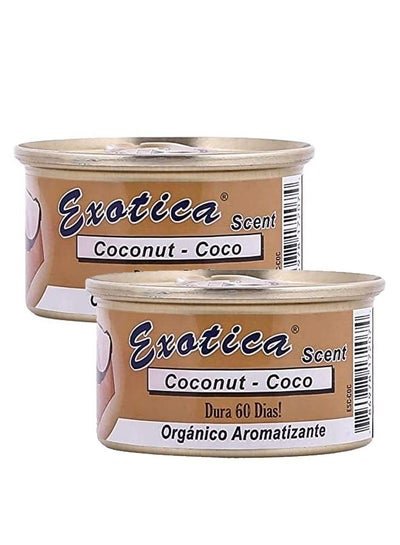 EXOTICA EXOTICA Organic Air Freshener Value Pack 2 count – Coconut Scent