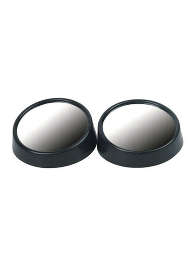 Mistuba Racing R Blind Spot Mirror, 360 Degree Rotatable Waterproof Convex Rear View Mirror Adjustable 2 piece black