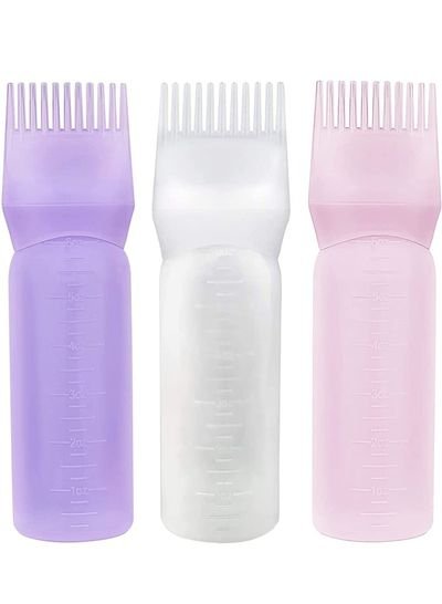 ORiTi 3-Piece Root Comb for Hair Dye Bottle Mixcolour