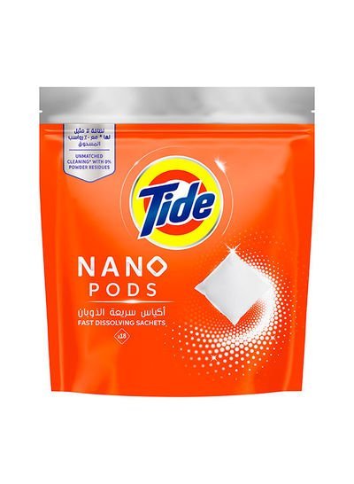 Tide Nano Pods Stain Remover Detergent 18 Sachets