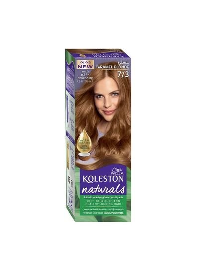 Wella Koleston Wella Koleston Naturals Permanent Hair Color Semi-Kit Caramel Blonde 7/3