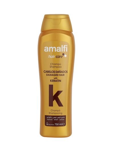 AMALFI Amalfi Keratin Hair Shampoo, Repairs Damage, Prevents Hair Breakage and Hairfall, SLS and Paraben Free, 750ml