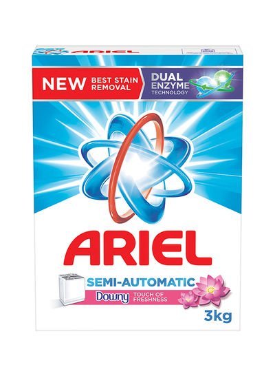 ARIEL Semi-Automatic Downy Freshness Laundry Detergent Powder 3kg