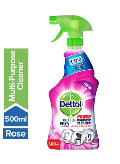 Dettol All Purpose Power Cleaner Rose Scent Trigger Spray 500ml