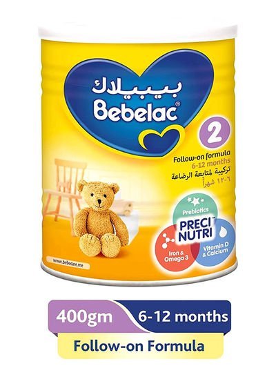 Bebelac Infant Milk Follow on Formula Stage 2, 400g