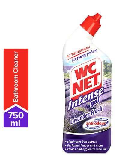 Wc Net Intense Gel Toilet Cleaner Lavender 750ml