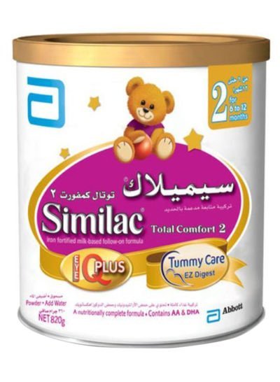 Similac Total Comfort 2 Tummy Care Follow-On Formula Powder Milk 820g