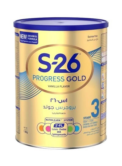 Nestle S-26 Progress Gold Stage 3 Milk Vanilla 1.6kg