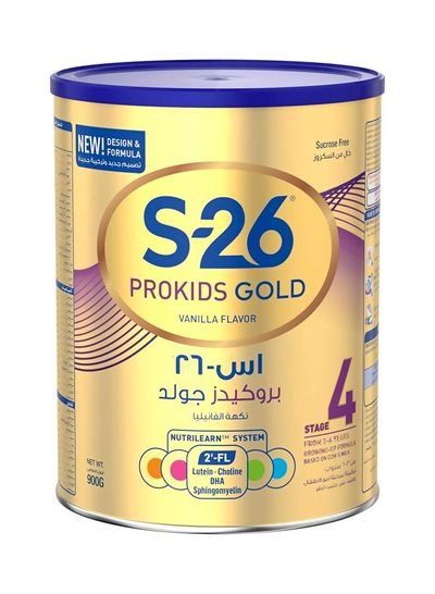 Nestle Vanilla Flavour S-26 Prokids Gold Stage 4 Milk Powder 900g