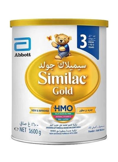 Similac Gold Stage 3 Growing Up Milk Formula 1600g