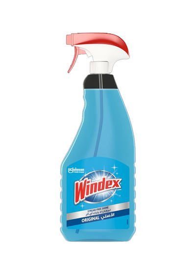 Windex Glass Cleaner Trigger Bottle Original Blue 750ml