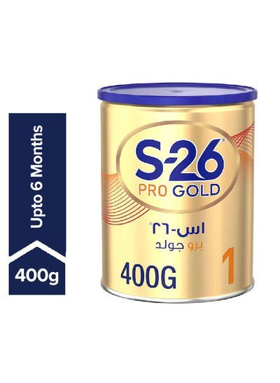 S.26 Wyeth Nutrition Pro Gold Stage 1, 0-6 Months Premium Starter Infant Formula for Babies 400g
