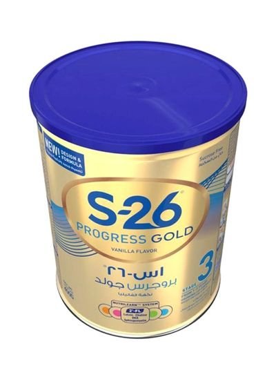 S.26 S-26 Progress Gold Stage 3 Premium Milk Powder With Vanilla  Flavor 400g