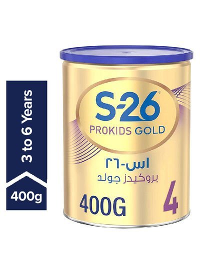 S.26 Pro Kids Gold Stage 4 Premium Formula Milk Powder  With Vanilla Flavor From 3-6 Years 400g
