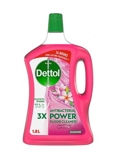 Dettol Jasmine Antibacterial Power Floor Cleaner Pink 1.8L