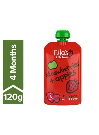 Ella’S kitchen Organic Strawberries And Apples 120g