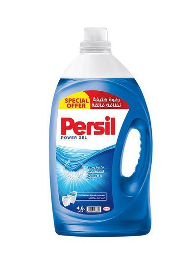 Persil Power Gel Liquid Detergent Blue 4.8L