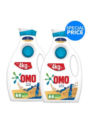 Omo Liquid Laundry Detergent With  Oud Pack Of 2 2L