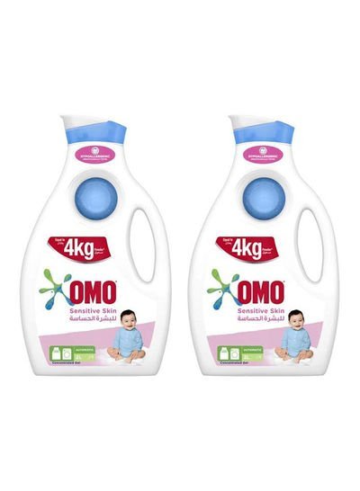 Omo Liquid Laundry Detergent Sensitive Skin Pack Of 2 2L