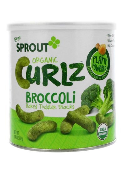 SPROUT Curlz Broccoli Baked Toddler Snack 1.48ounce