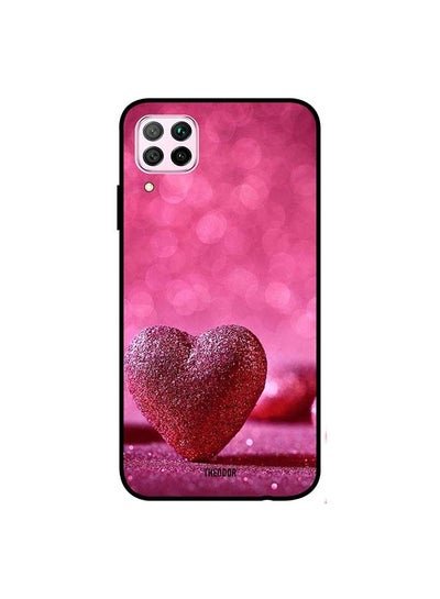 Theodor Protective Case Cover For Huawei Nova 7i/ P40 Lite Dark Pink Glitter Heart