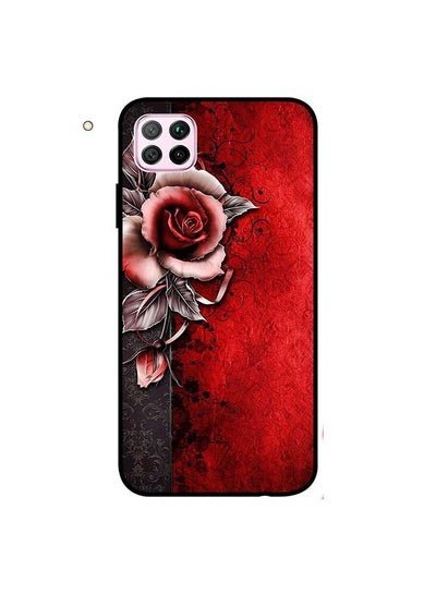Theodor Protective Case Cover For Huawei Nova 7i/ P40 Lite Pink Rose And Red Backgroud
