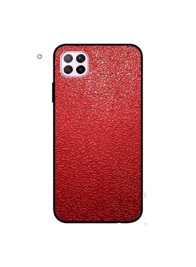 Theodor Protective Case Cover For Huawei Nova 7i/ P40 Lite Red Texture