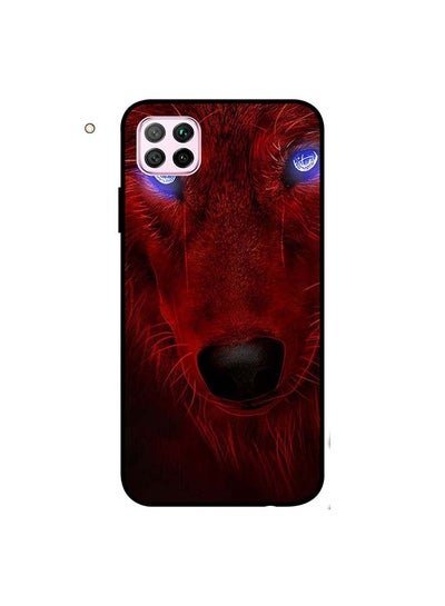 Theodor Protective Case Cover For Huawei Nova 7i/ P40 Lite Red Wolf And Blue Eyes