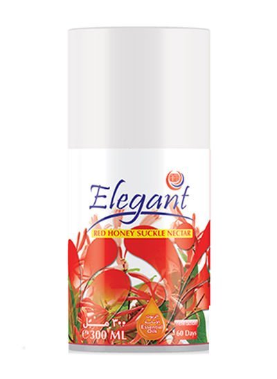 Elegant Red Honey Suckle Nectar Automatic Refill Spray Air Freshener 300ml