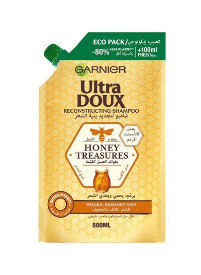 GARNIER Ultra Doux Honey Treasures Repairing Shampoo Eco Pack 500ml
