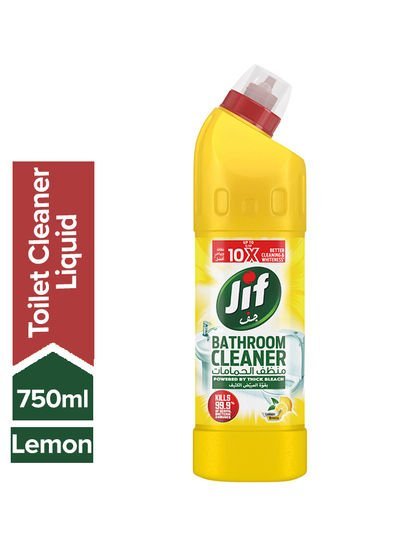 Jif Toilet Cleaner Lemon Breeze Hard Surface Cleaners Multicolour 750ml