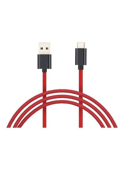 Xiaomi USB-Type C Braided Data/Sync Cable Red/Black