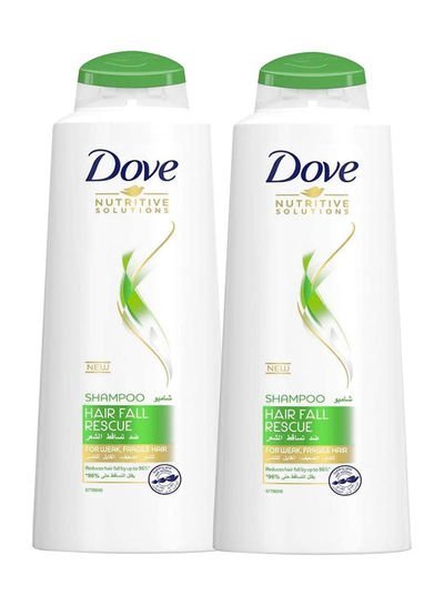 Dove Shampoo Hair Fall Multicolour 2x400ml