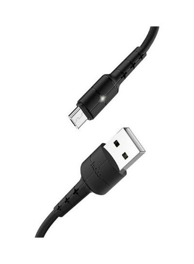 Hoco X30 – Star Charging Data Cable For Micro Black