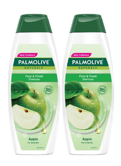 Palmolive Pure And Fresh Shampoo Pack Of 2 White 380ml