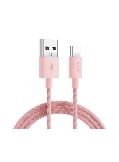 Joyroom Fast Charging Data Cable For Type-C 2 Meter Pink